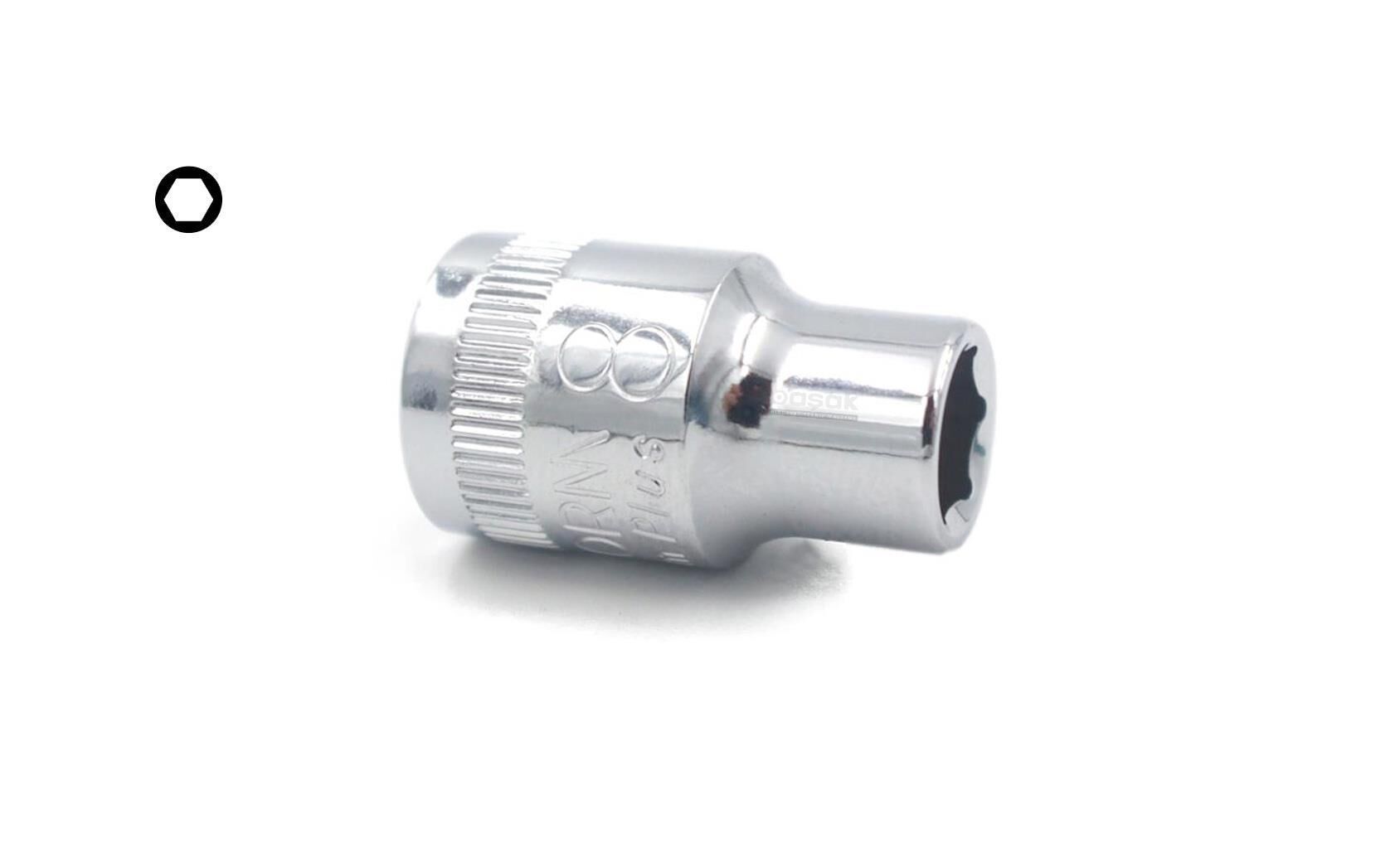 Ceta Form 3/8'' 1000V 6 Köşe Lokma Anahtar - 19 mm