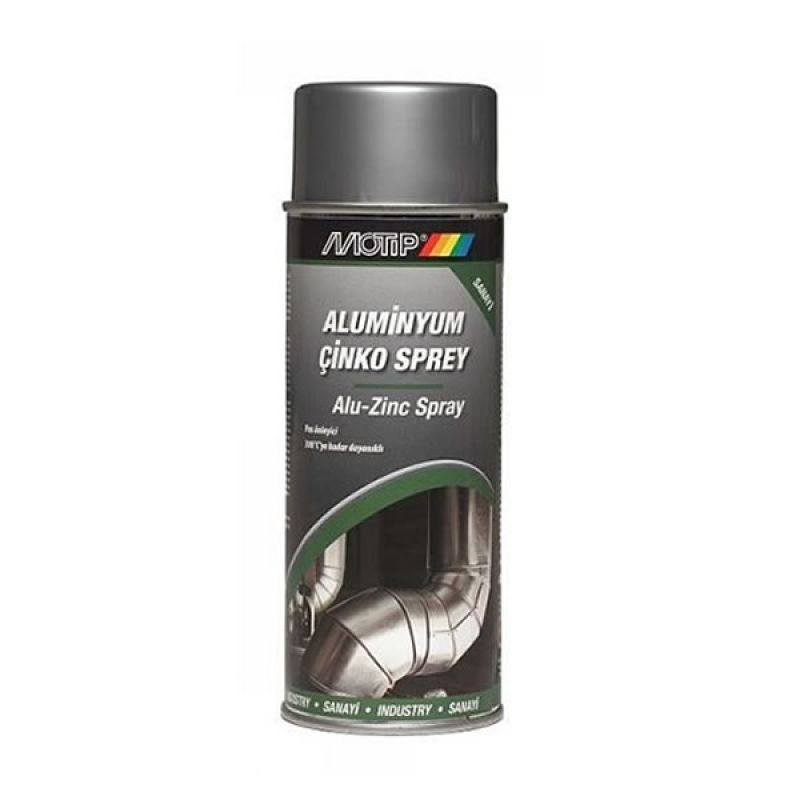 Motip Alüminyum Çinko Sprey Parlak 400 ML