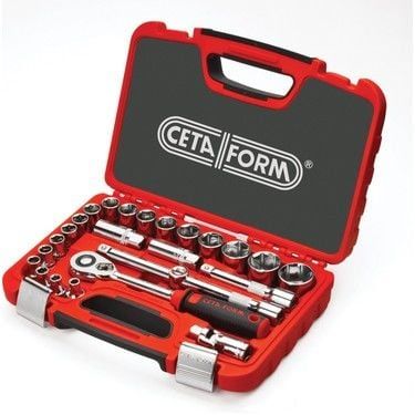 Ceta Form 25 Parça 1/2'' 6 Köşe Lokma Takımı