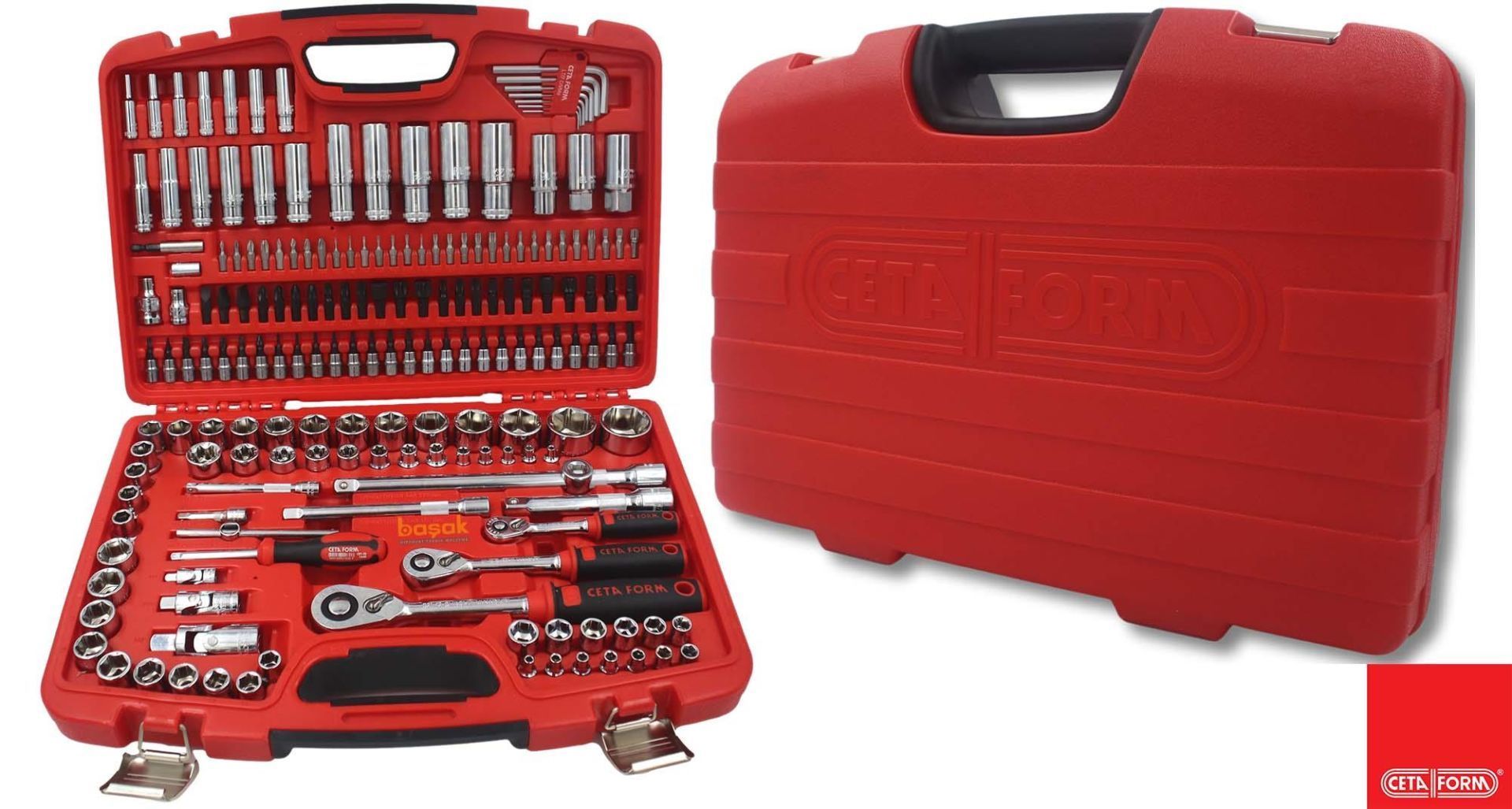 Ceta Form 180 Parça 1/4''+ 3/8''+ 1/2'' Lokma Takımı