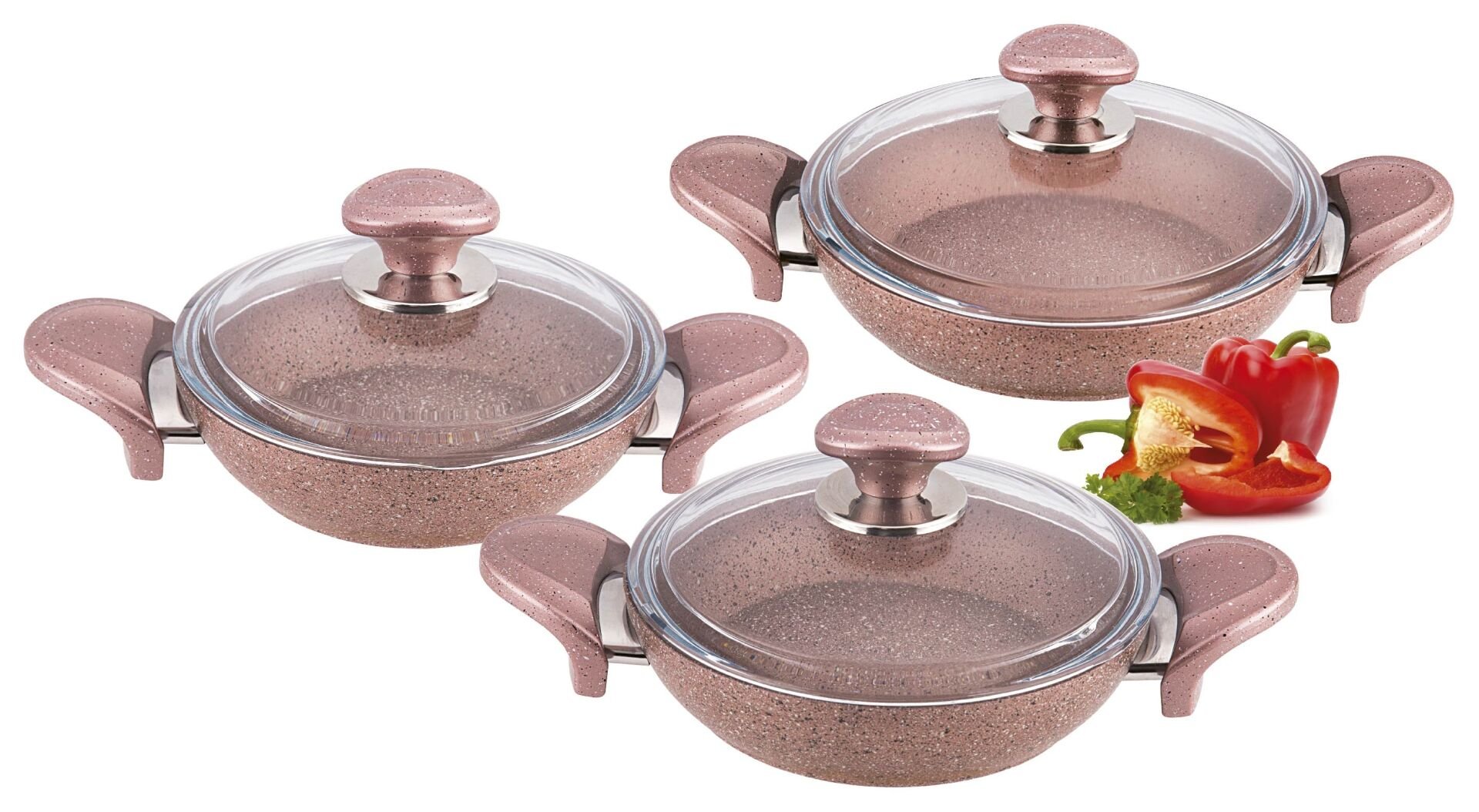 GRANİT SAHAN SET ROSEGOLD