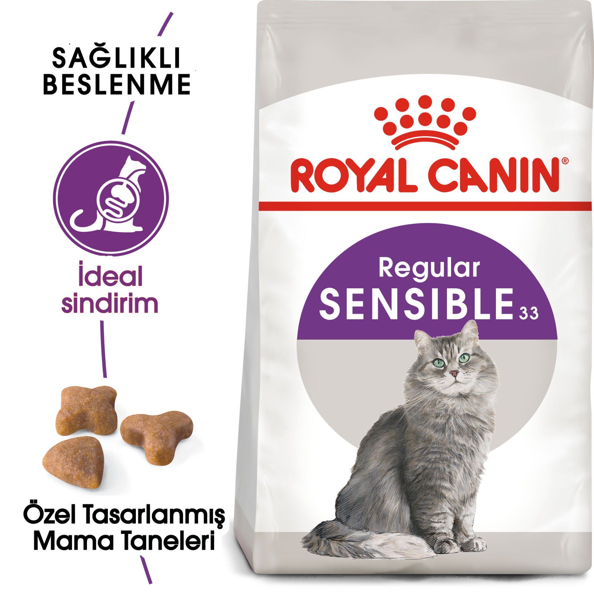 Royal Canin Sensible 33 Hassas Sindirimli Kediler İcin Kedi Maması 15 Kg