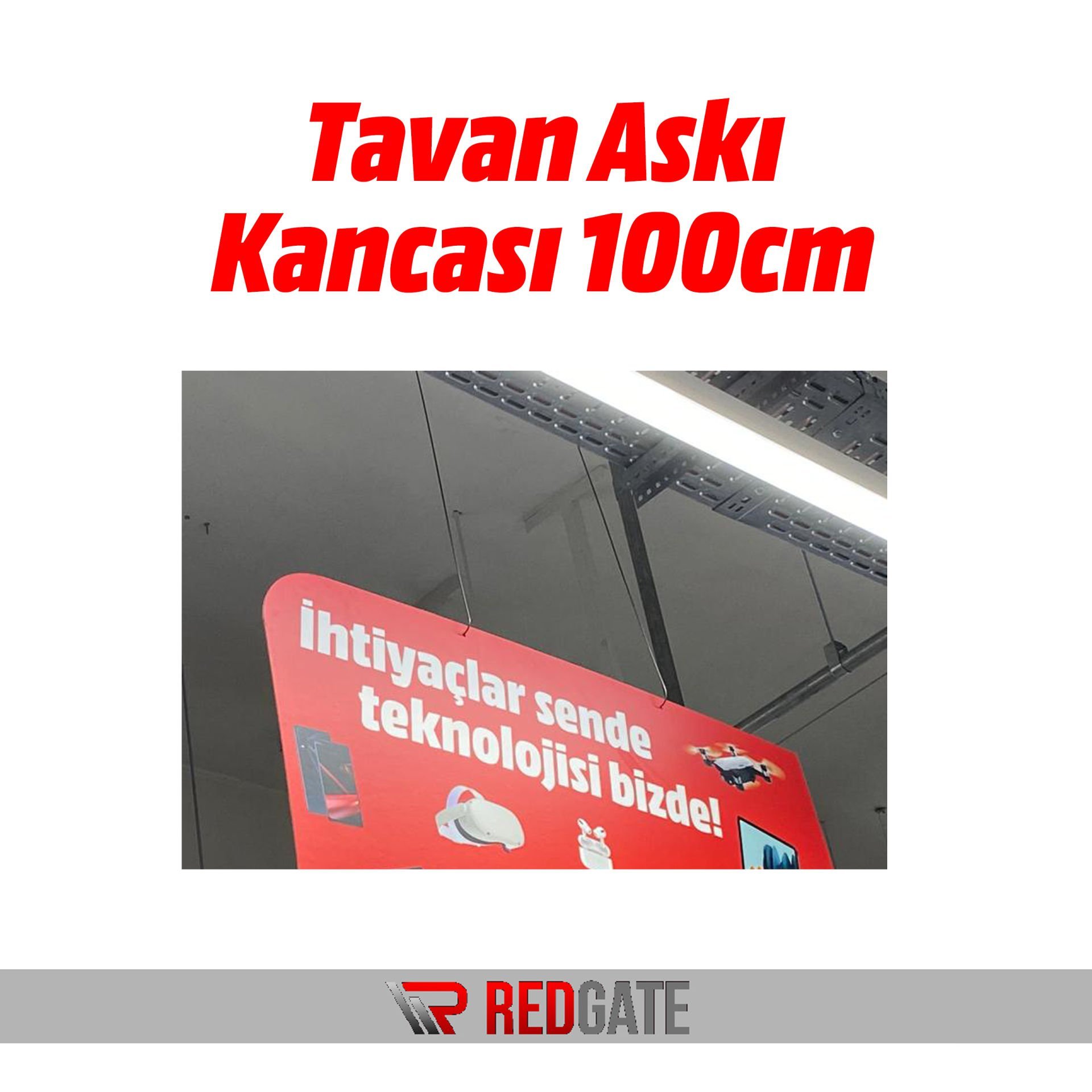 Tavan Askı Kancası 100 cm