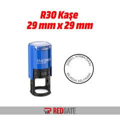 R30 Kaşe 29 mm x 29 mm