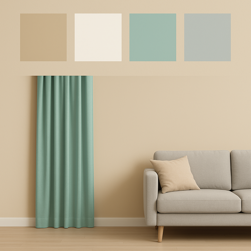 Kum Beji Evi Aydınlık Gösteren Boya Renkleri