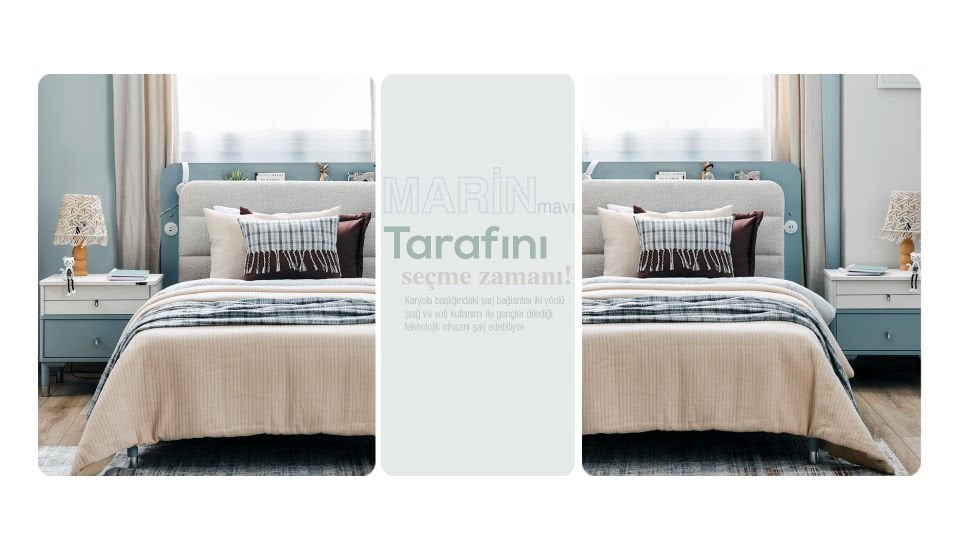 Marin Lüx Karyola 100*200