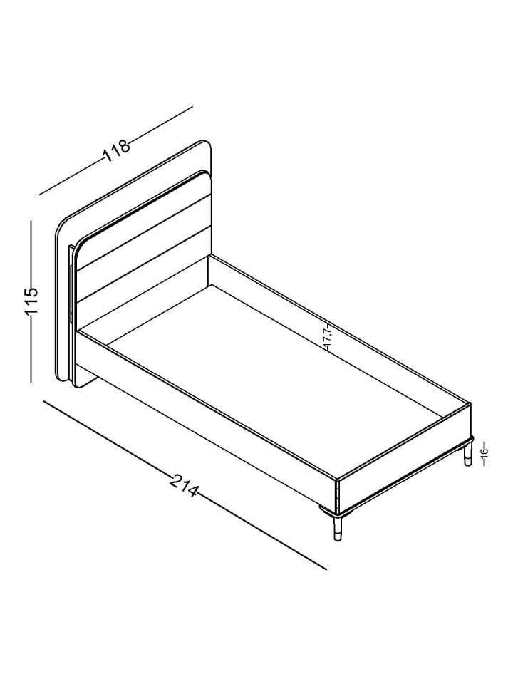 Marin Lüx Karyola 100*200