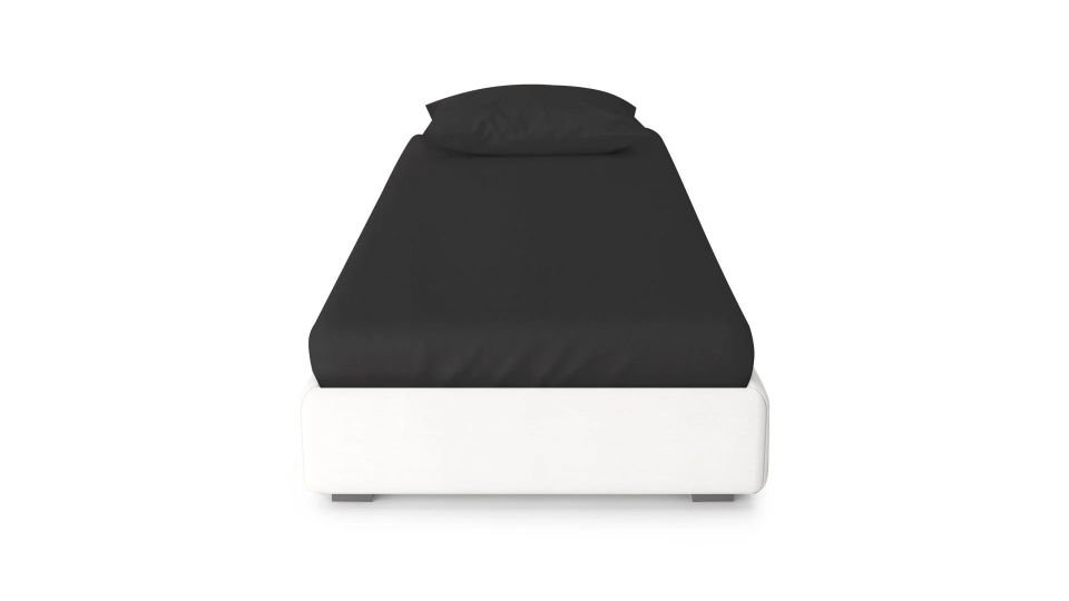 Dora Lastikli Çarşaf & Yastık Kılıfı Seti  140*200 - Siyah