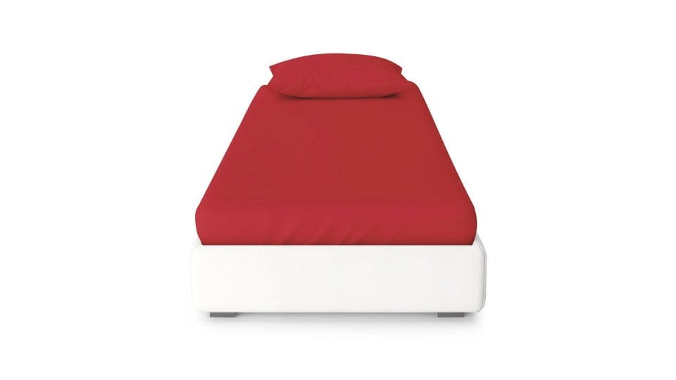 Dora Lastikli Çarşaf & Yastık Kılıfı Seti 140*200 - Kırmızı