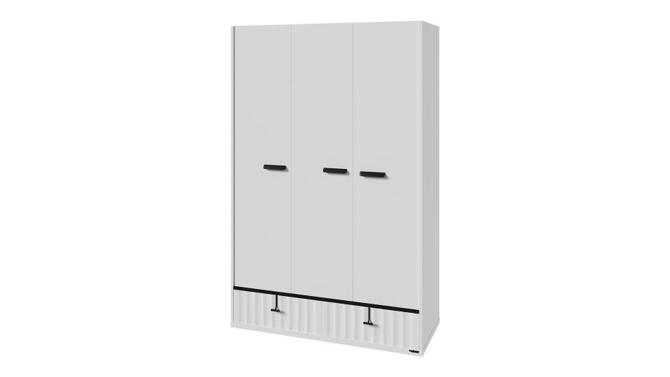 Cool 3 Lü Ahşap Kapaklı Dolap