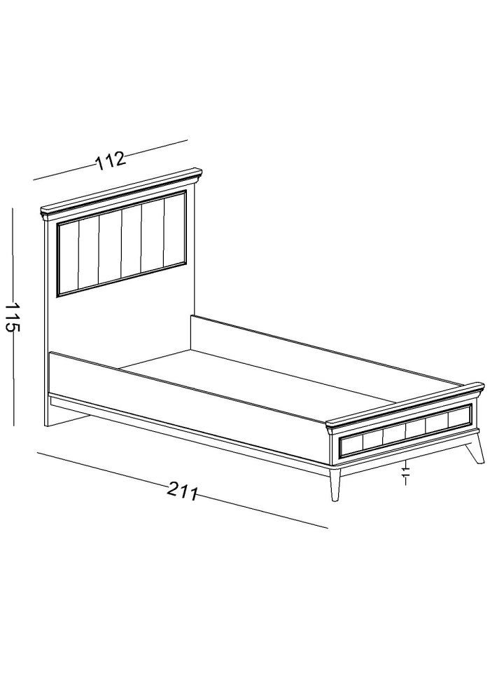 Gloria Karyola 100x200