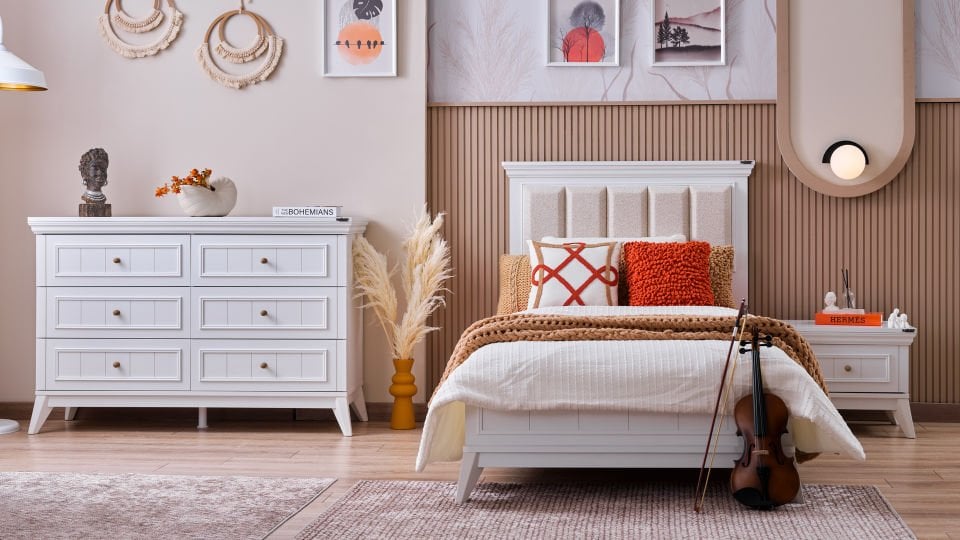 Gloria Başlık Döşemesi 120'lik (Karyola ve Baza)