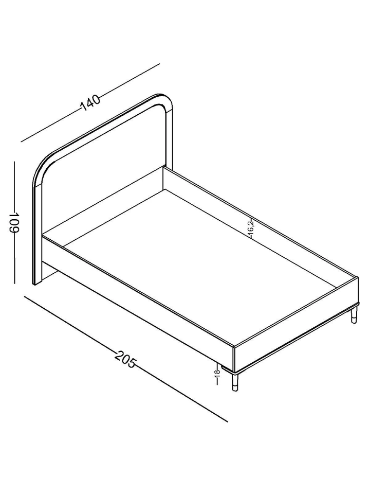 Lion Karyola 120x200