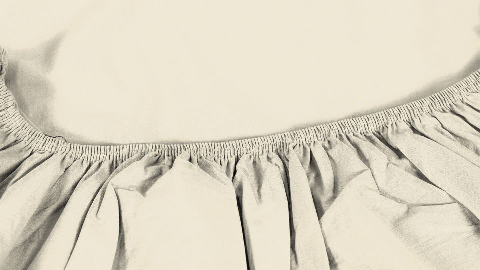 Dora Lastikli Çarşaf 100*200 - Krem