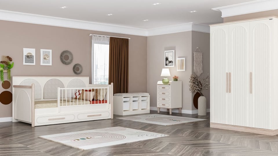 Bohemsoft 1 Adet Ahşap Sağ Kapak