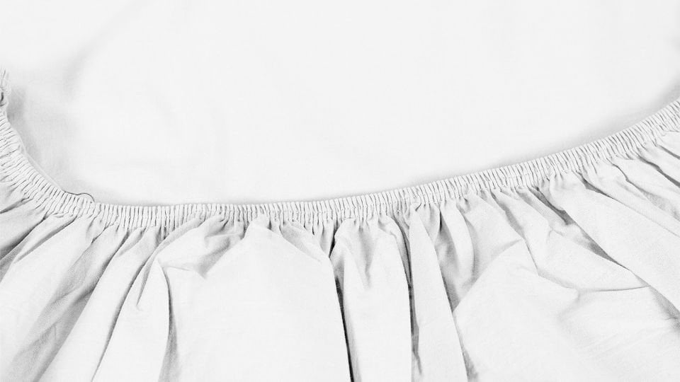 Dora Lastikli Çarşaf 120*200 - Beyaz