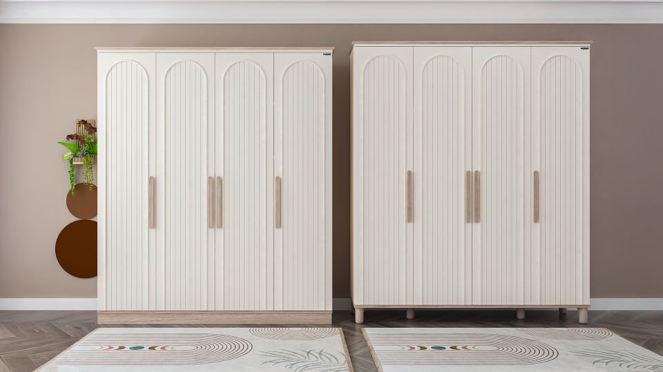 Bohemsoft 4 Kapaklı Dolap Kabini