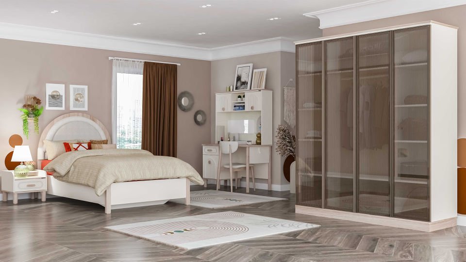 Bohemsoft 4 Kapaklı Dolap Kabini