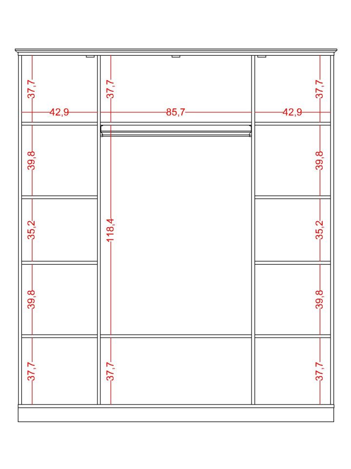 Bohemsoft 4 Kapaklı Dolap Kabini