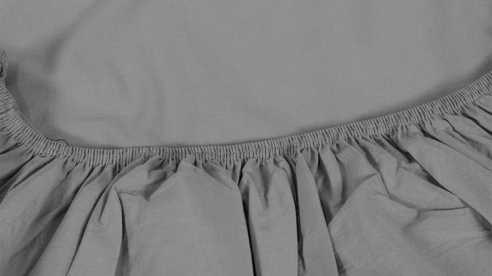 Dora Lastikli Çarşaf 120*200 - Gri