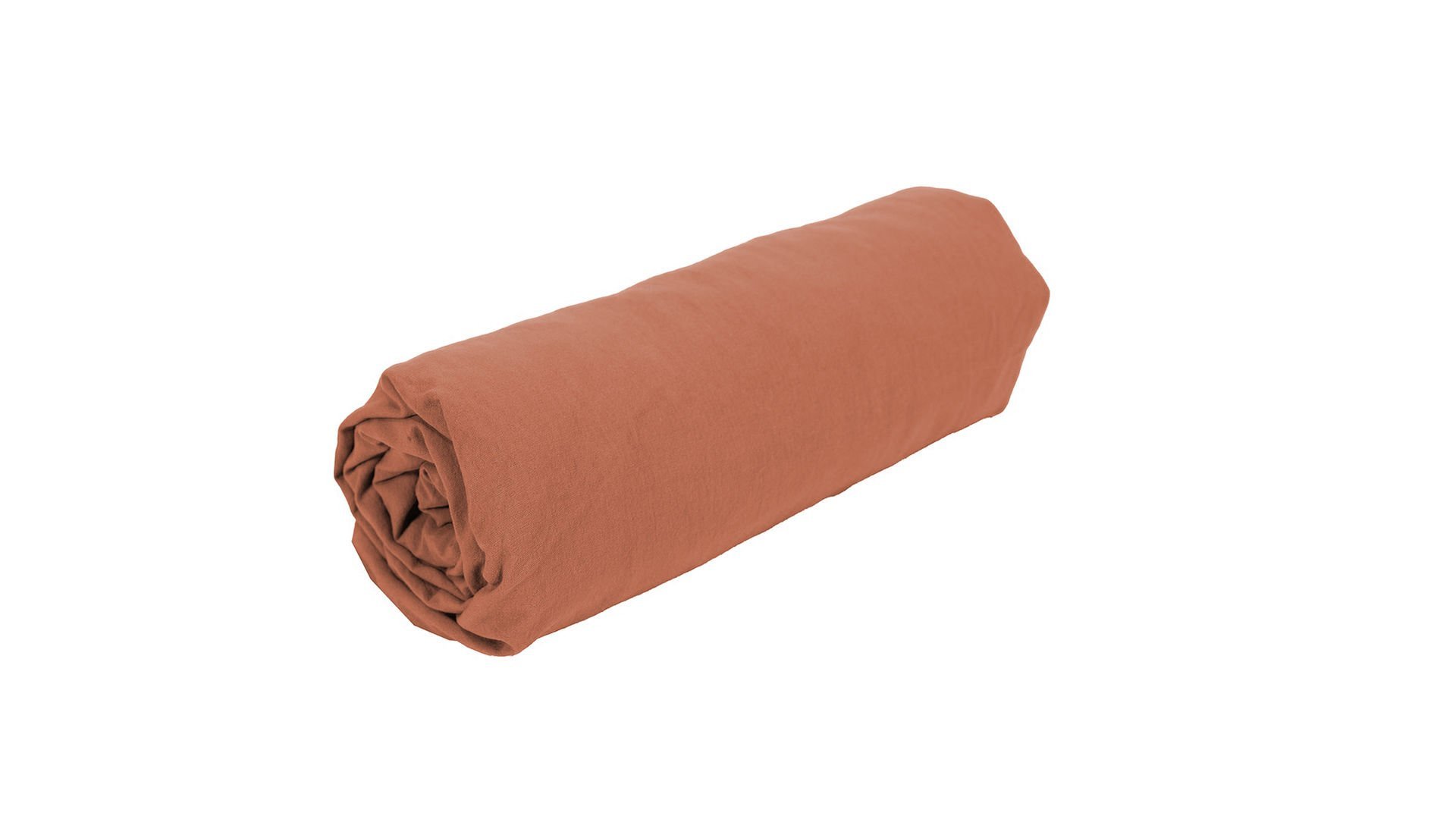 Dora Lastikli Çarşaf 120*200 - Kiremit