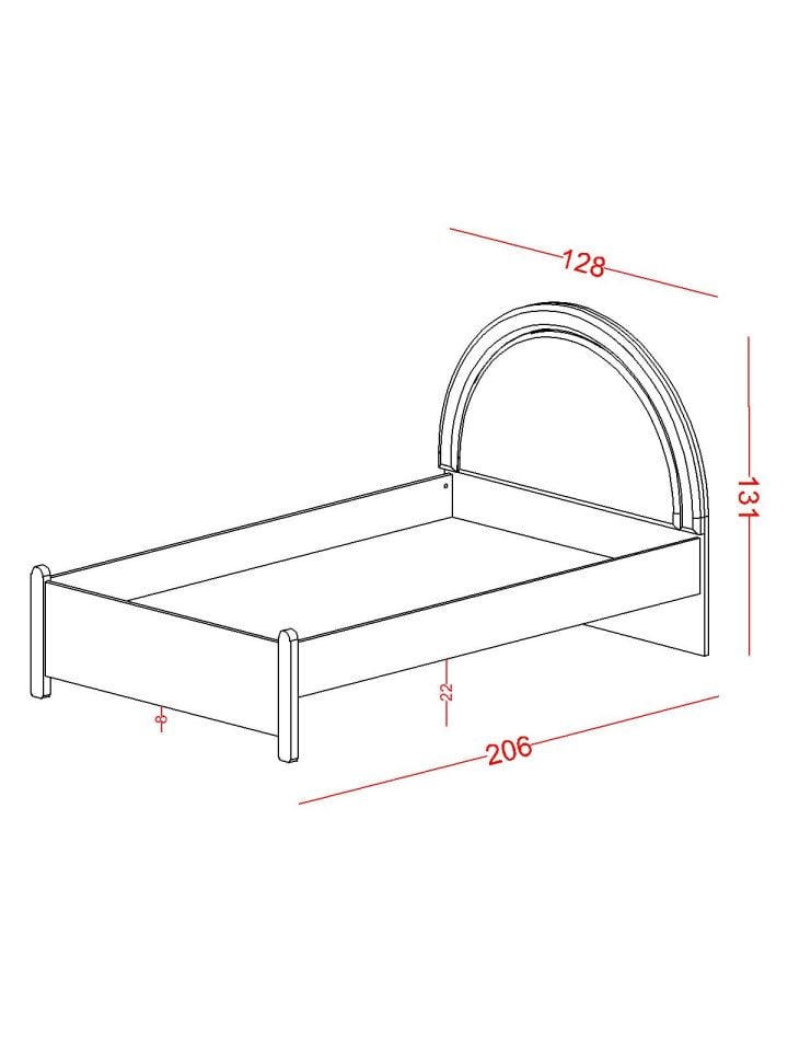 Bohemsoft Karyola 120x200