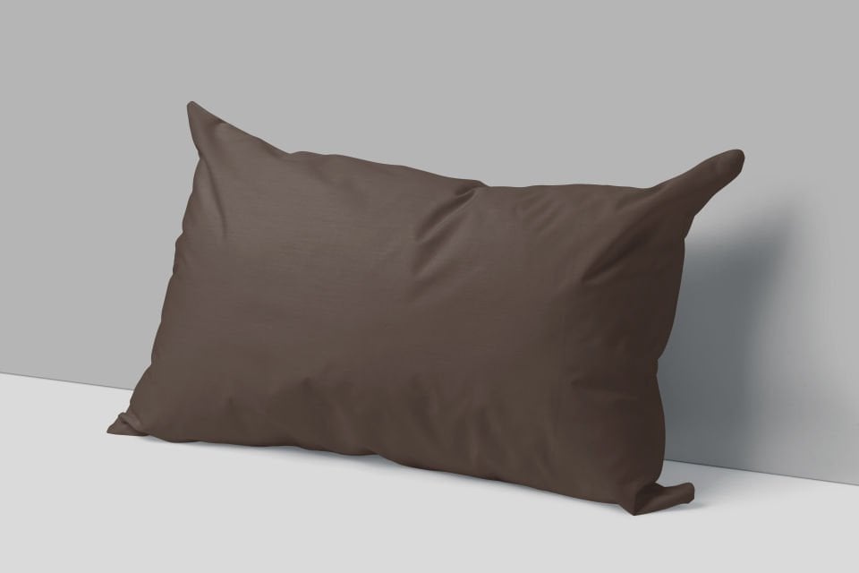 Dora Yastık Kılıfı 50 x 70 cm - Kahve