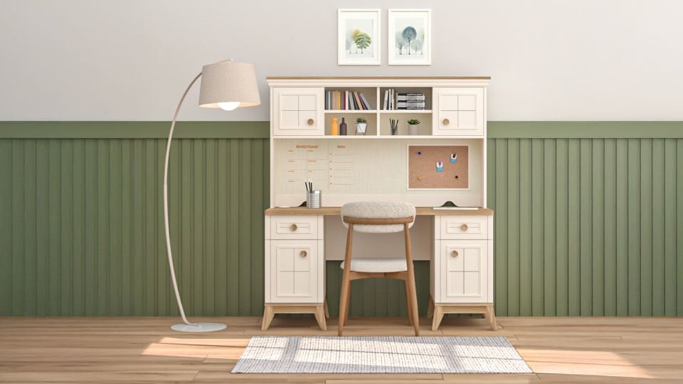 Alegra Geniş Çalışma Masası + Üst Modül