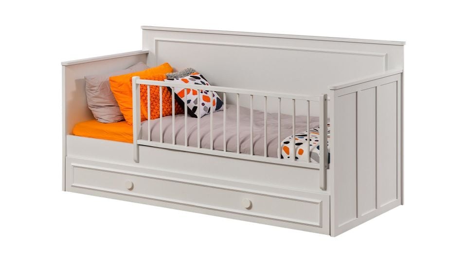 Junior Montessori Beyaz 90X200 + 90x190 Alt Karyola