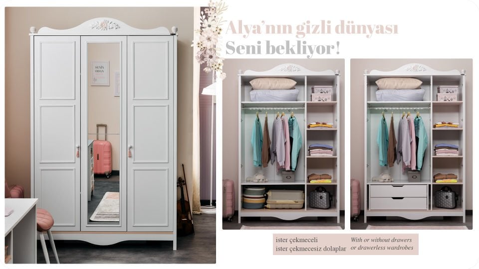 Alya Dolap İçi Opsiyonel Çekmece