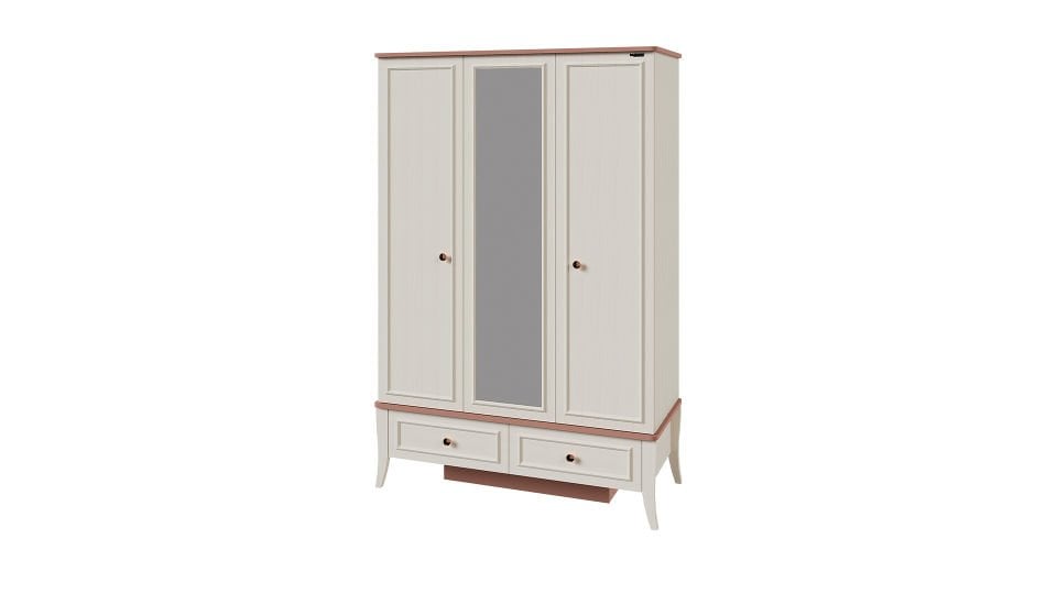 Ruby 3 Kapaklı Dolap