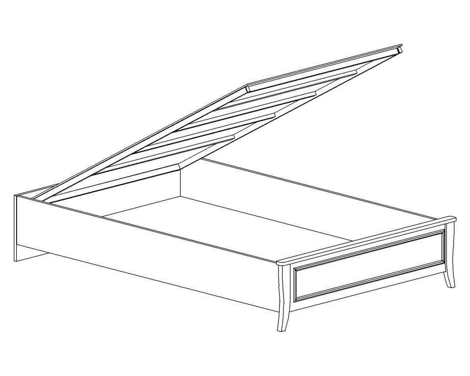 Ruby Baza 120*200 Krem