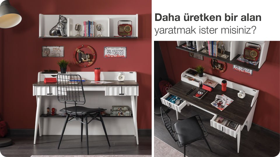 Cool Çalışma Masası Üst Modül