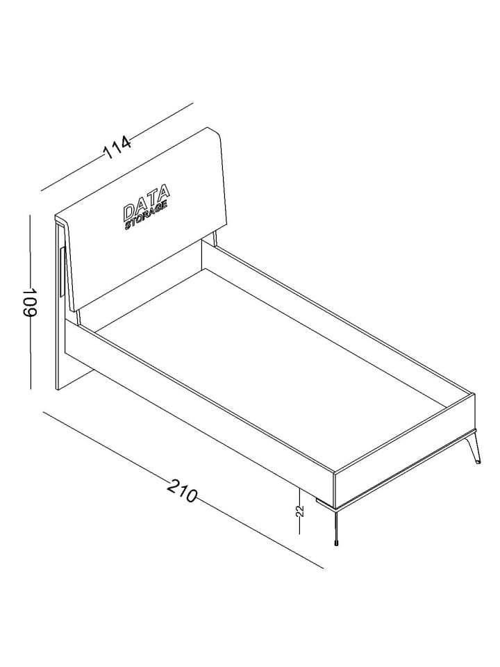 Arcade Karyola 100X200