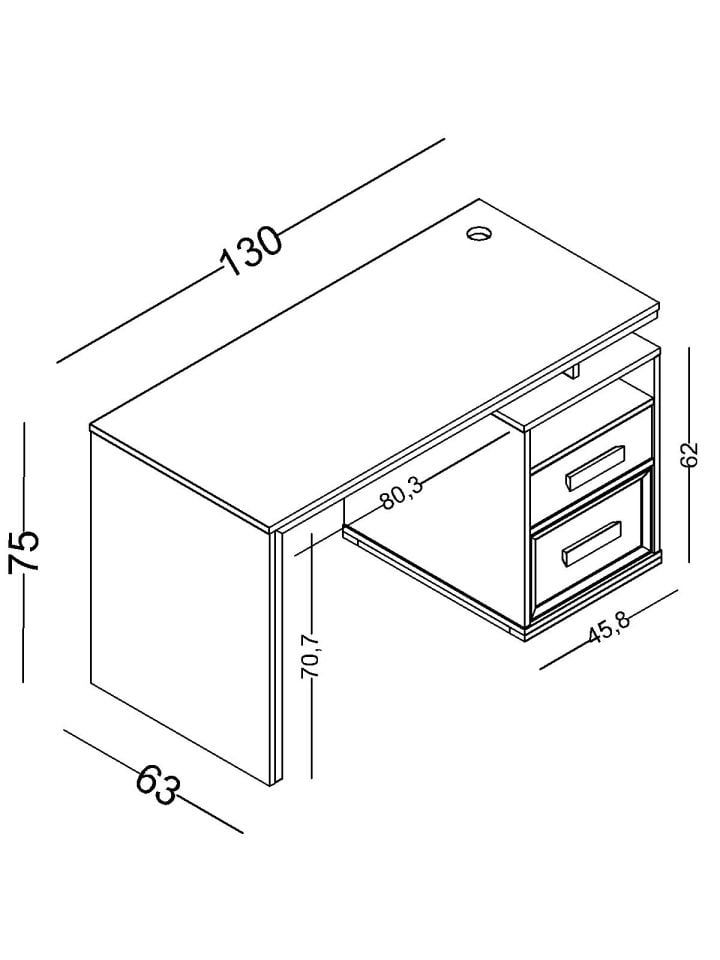 Evon Çalışma Masası + Üst Modül