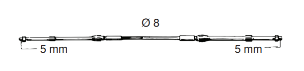 C8-11 Feet (3.36 mt) Remote Control Teli