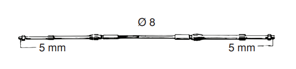 C8-50 Feet (15.24 mt) Remote Control Teli