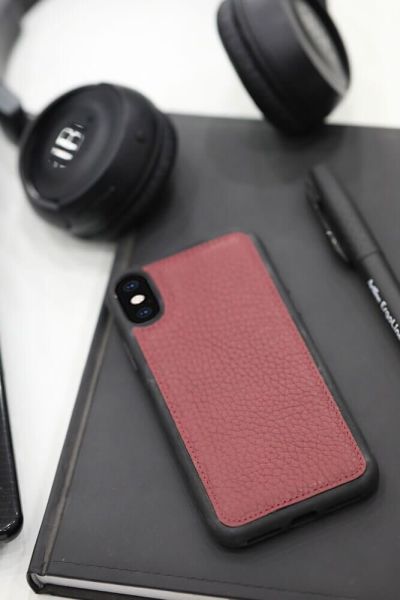 Guard Bordo Deri iPhone X / XS Kılıfı