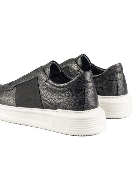 Versys Siyah Hakiki Deri Erkek Spor (Sneaker) Ayakkabı