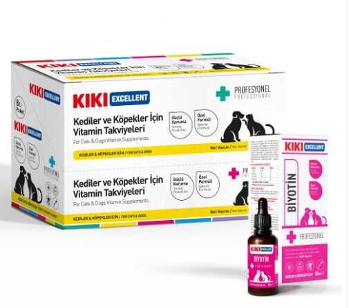 KIKI Kedi & Köpek Biyotin 50 ml.