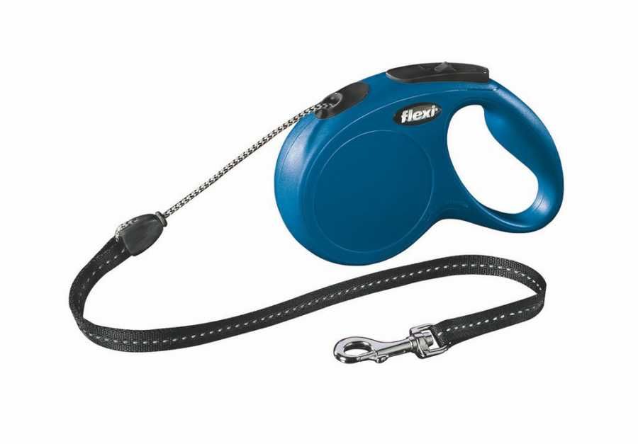 Flexi New Classic 5 m İp Tasma M Mavi