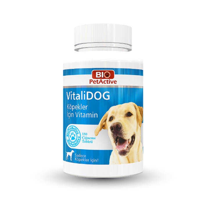 BioPetActive VitaliDOG Köpekler için Multivitamin 150Çiğneme Tableti 75g