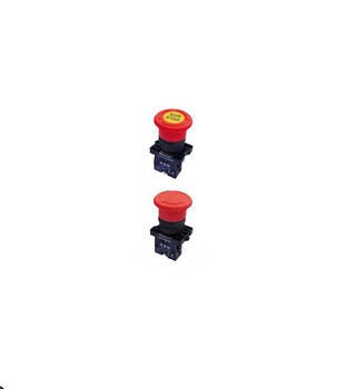 40 mm Mushroom Button Push-Rotate (with Stop Label) 3A / 240 V AC, IP 44