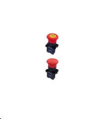 40 mm Mushroom Button Push-Rotate (with Stop Label) 3A / 240 V AC, IP 44