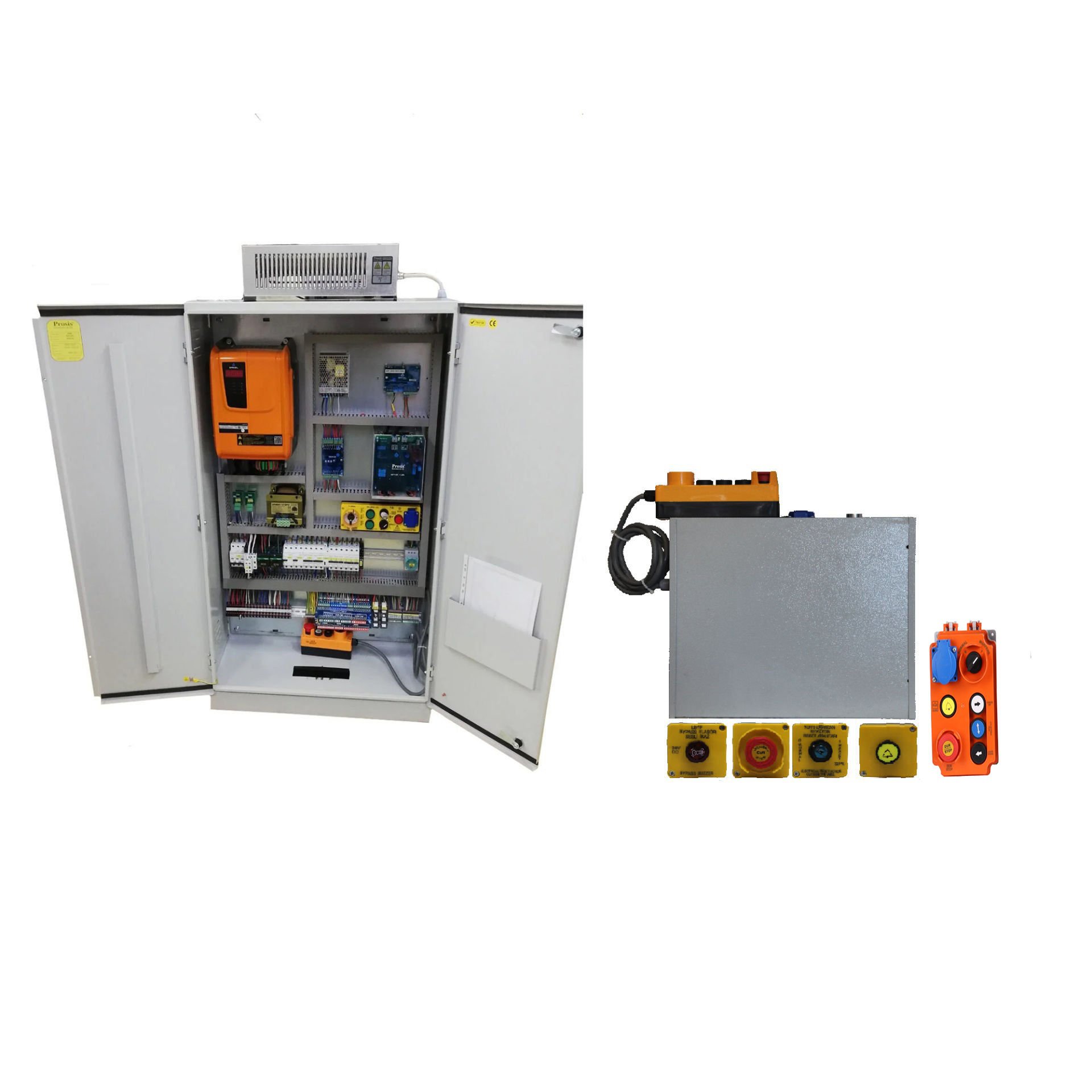 15 kW ARCODE INTEGRATED - GEARLESS-SYNCHRONOUS-MR-EN8120-BATTERY RESCUE CONTROL PANEL