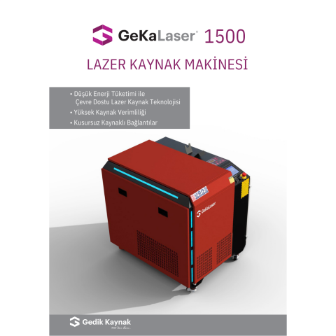 GeKa Laser 1500 Lazer Kaynak Makinesi