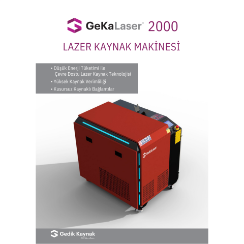GeKa Laser 2000 Lazer Kaynak Makinesi