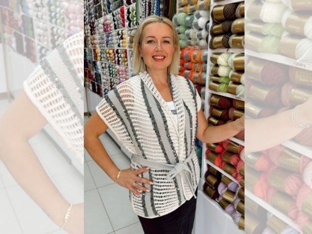 File Kuşaklı Yelek