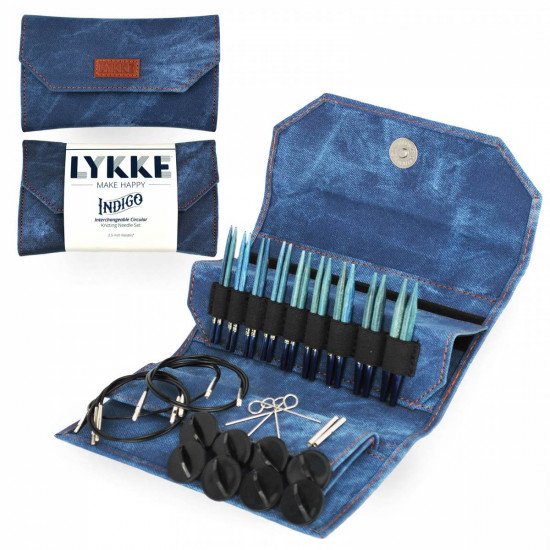 LYKKE INDIGO ŞİŞ SETİ KISA 9 CM DEĞİŞTİRİLEBİLİR MİSİNALI