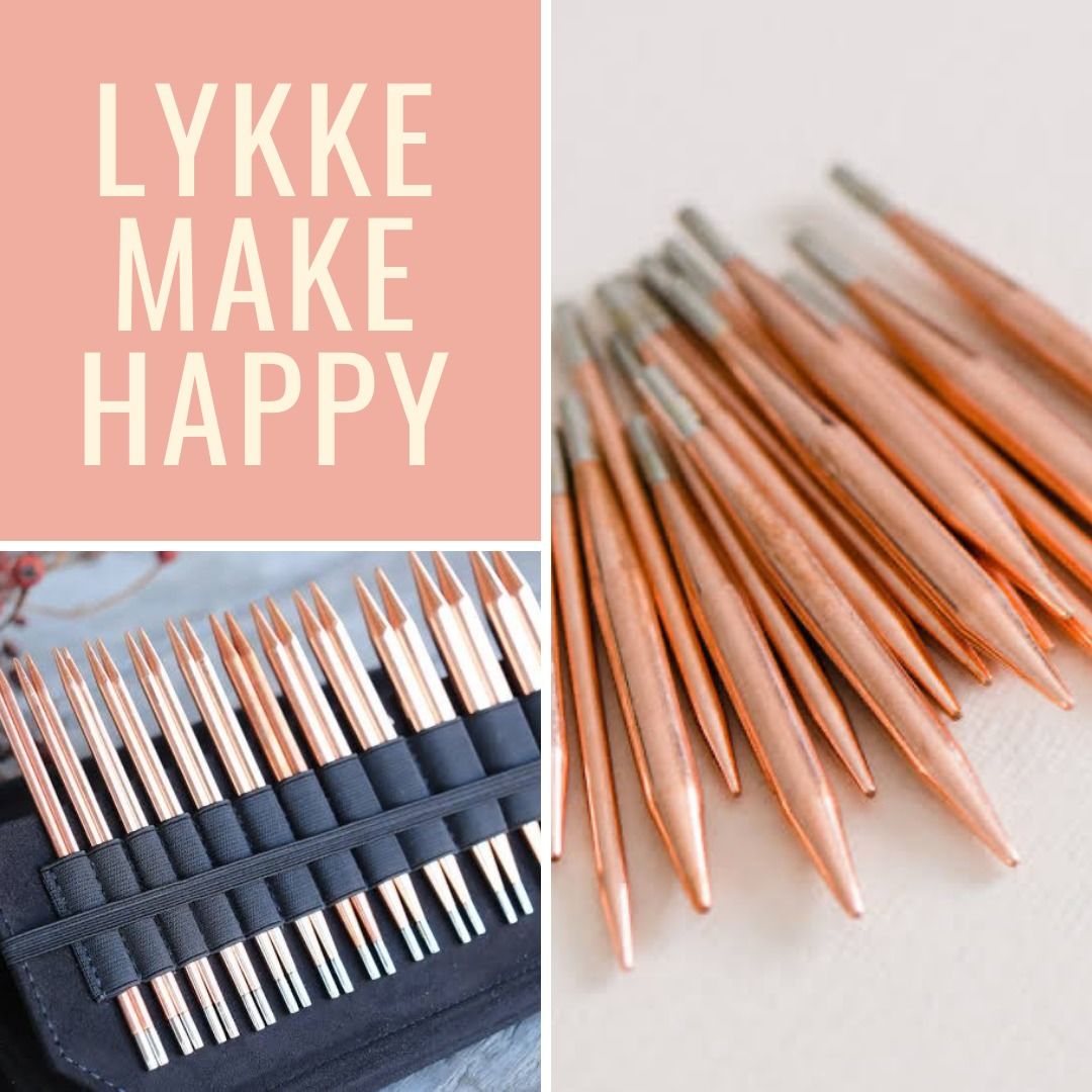 LYKKE CYPRA BAKIR ŞİŞ SETİ KISA 9 CM DEĞİŞTİRİLEBİLİR MİSİNALI